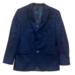 Lauren Ralph Lauren Navy/Black Check Blazer. Size 40R.